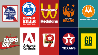 NFL Teams As Corporate Logos